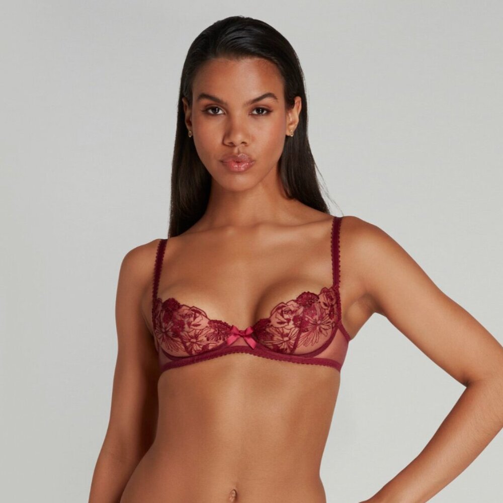 NWT Agent Provocateur Jayce Plunge Underwired Bra Size 34A